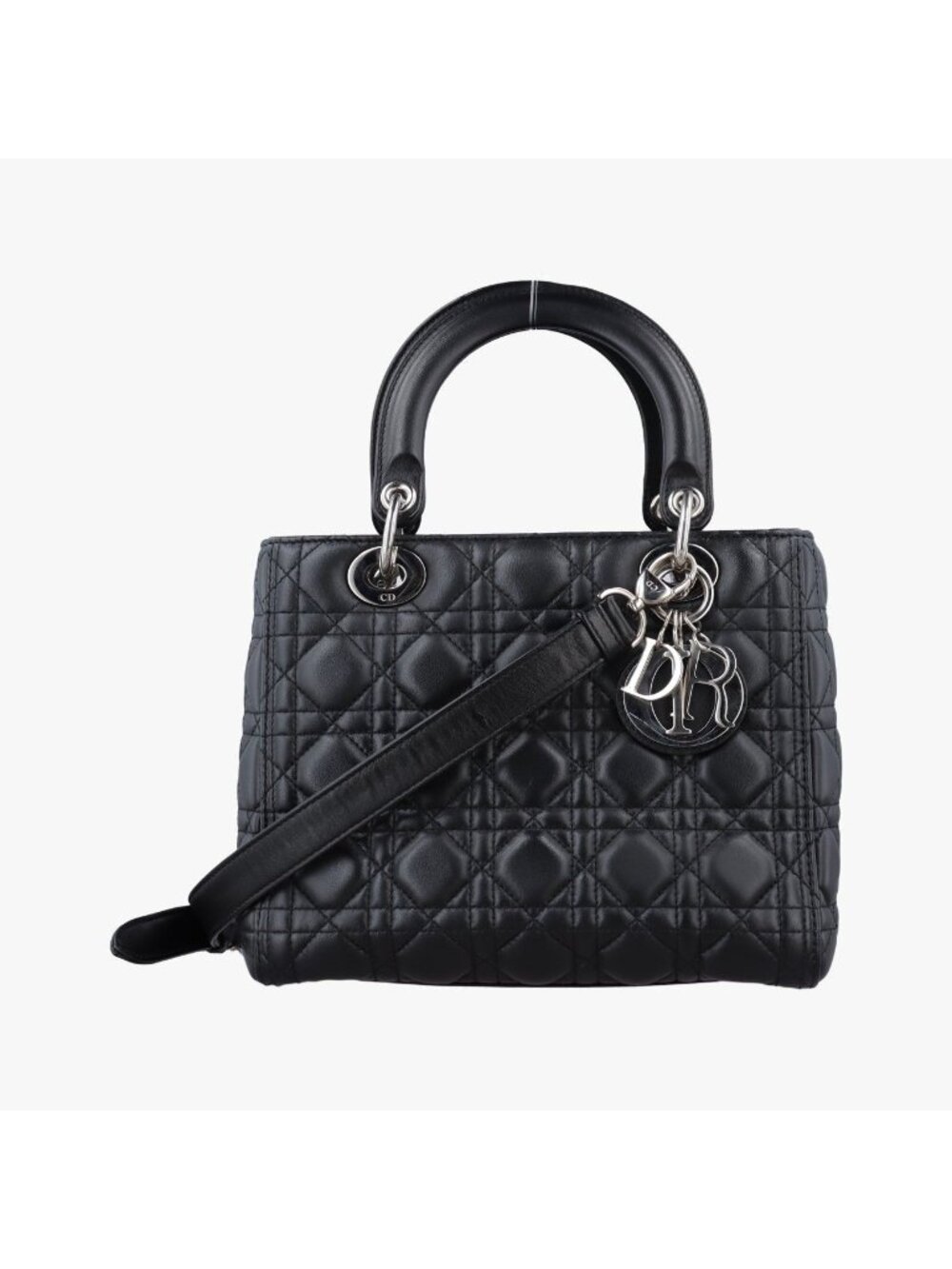 Dior Lady Black Lambskin Handbag